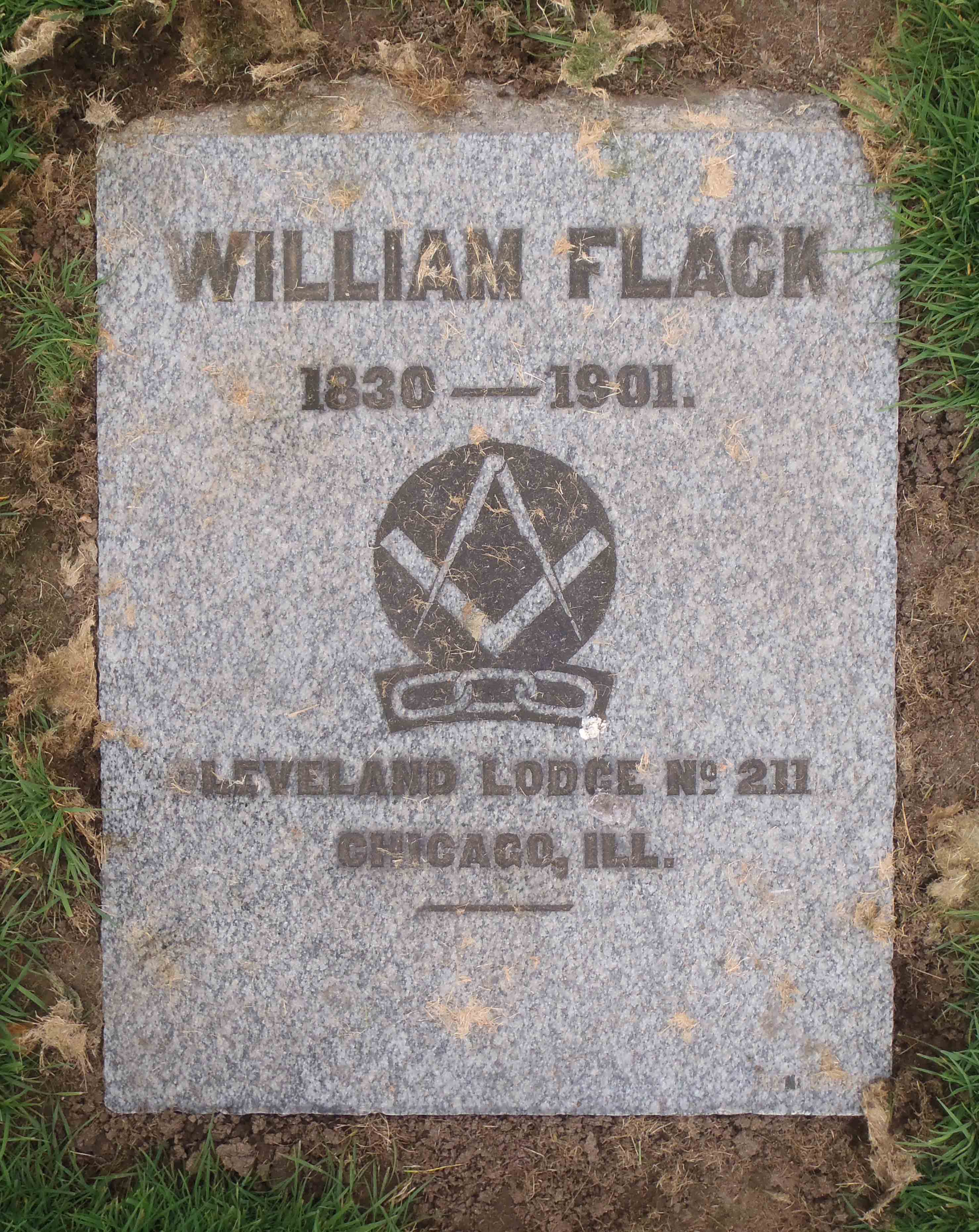 William Flack gravestone